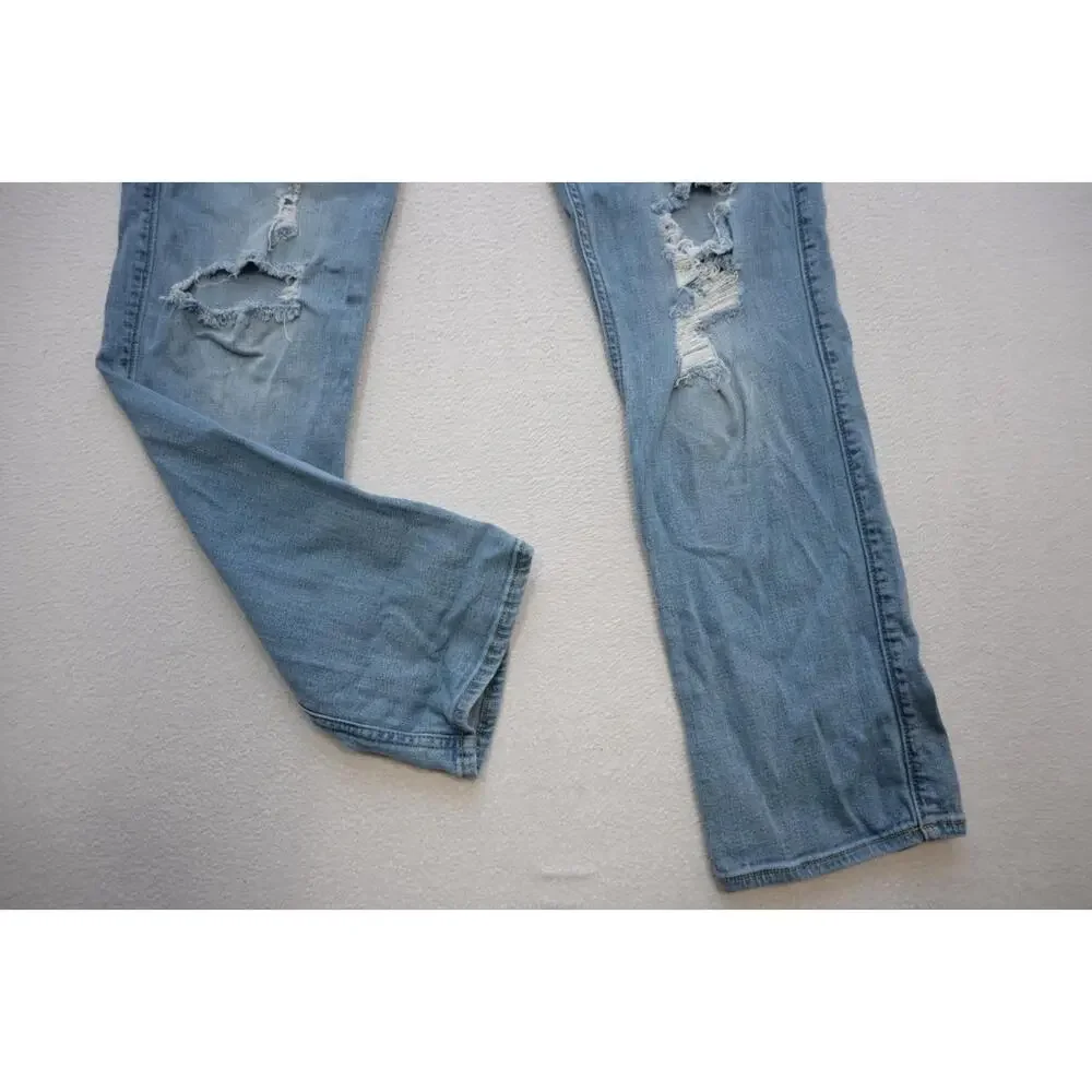 Hollister California Slim Straight Stretch Zip Fly Blue‎ Jeans Mens 31 x 32